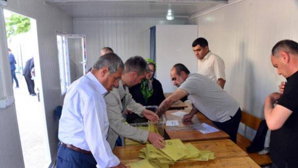 Deprem bölgesinde seçim sonuçları belli oldu