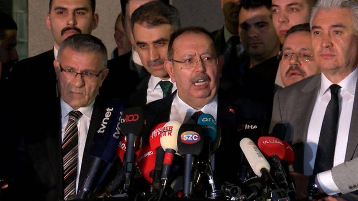 YSK Başkanı Yener oranları açıkladı