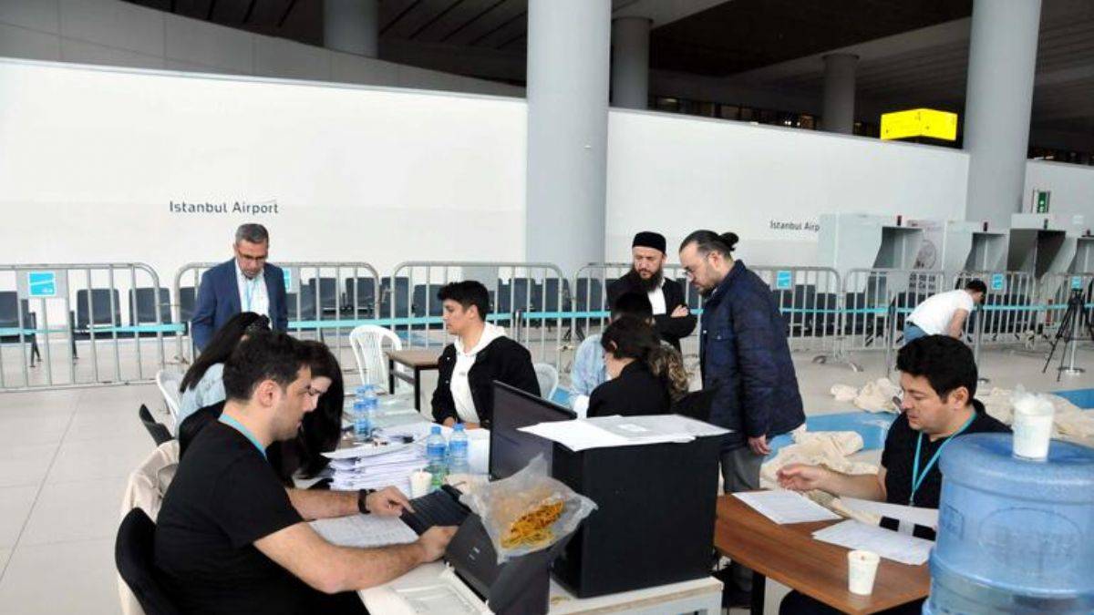 İstanbul Havalimanı'nda kullanılan oyların oranları