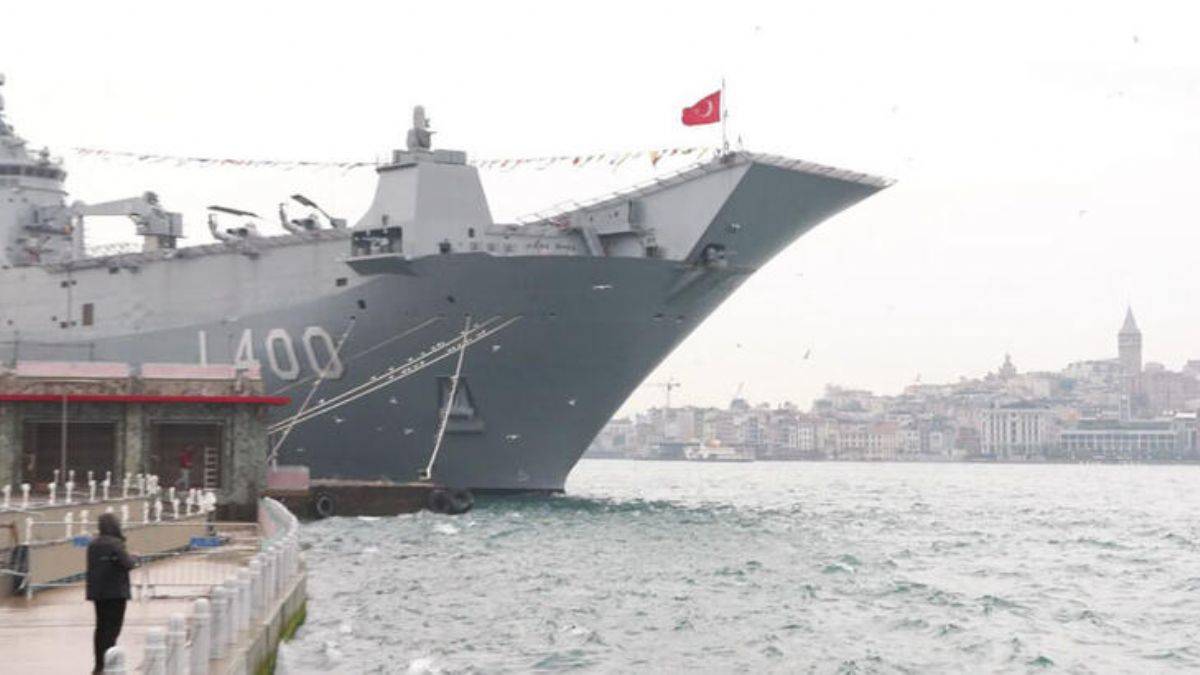 TCG Anadolu yeniden İstanbul'da
