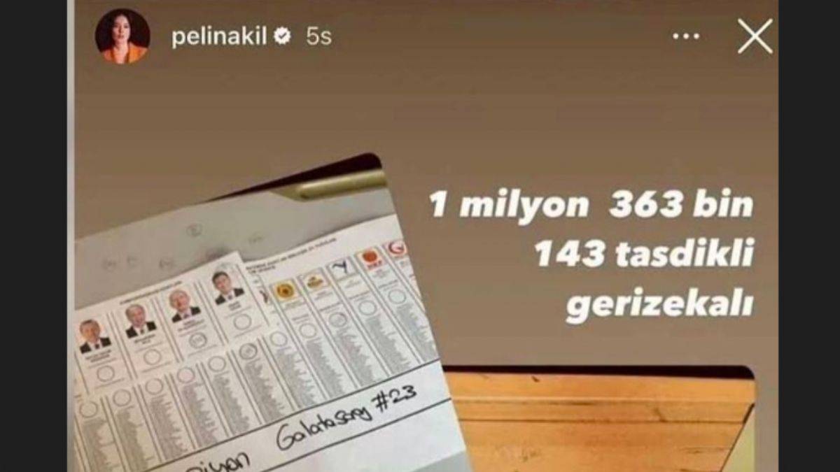 Oyuncu Pelin Akil'den 'tasdikli gerizekalı' açıklaması