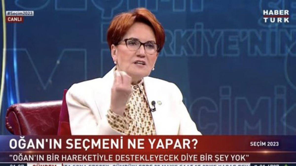 Akşener, 14 Mayıs ve ikinci turla ilgili konuştu