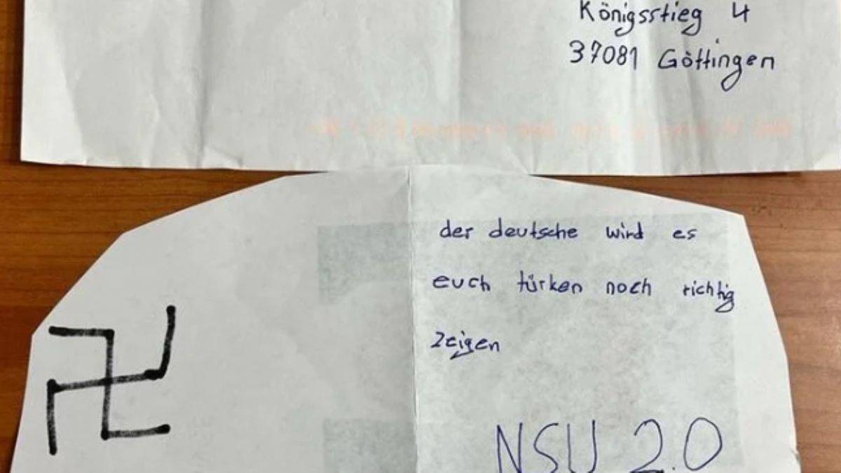 Almanya'daki camiye tehdit mektubu