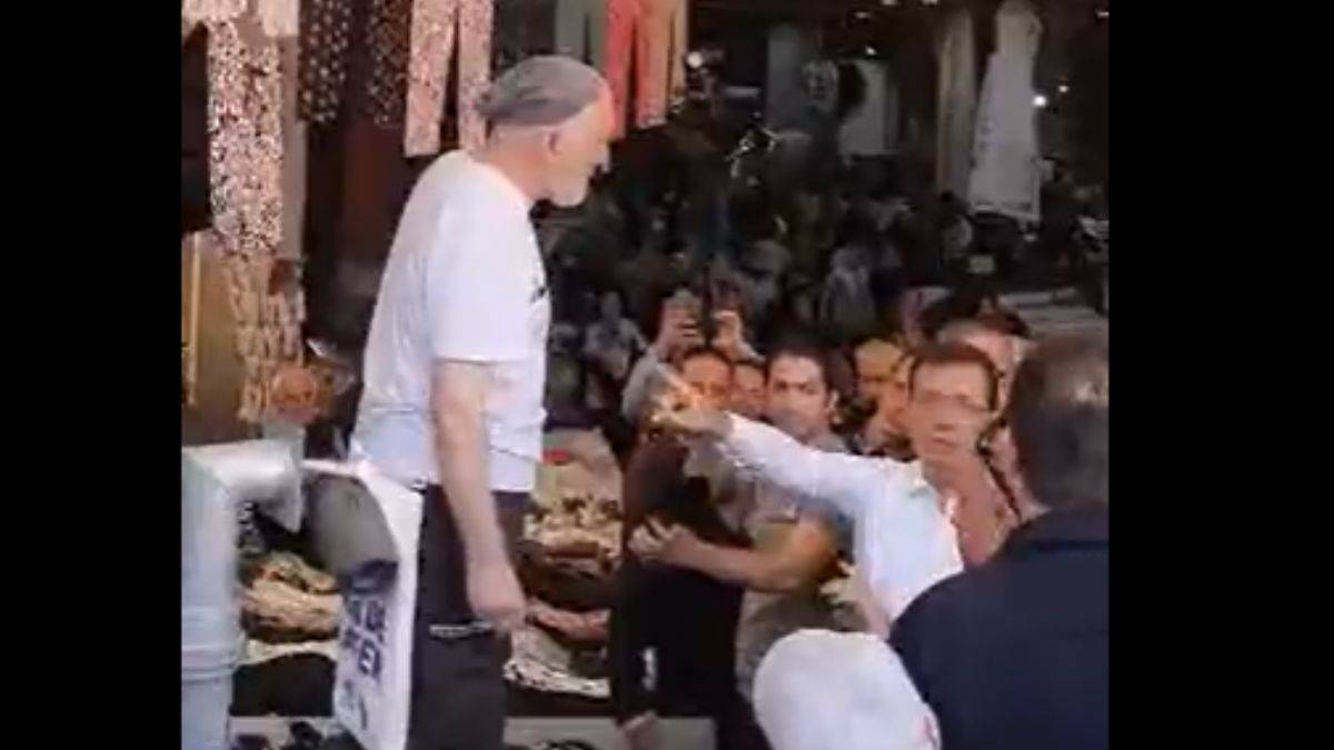 Pazarda esnaf ile İmamoğlu tartıştı; savcılıktan açıklama