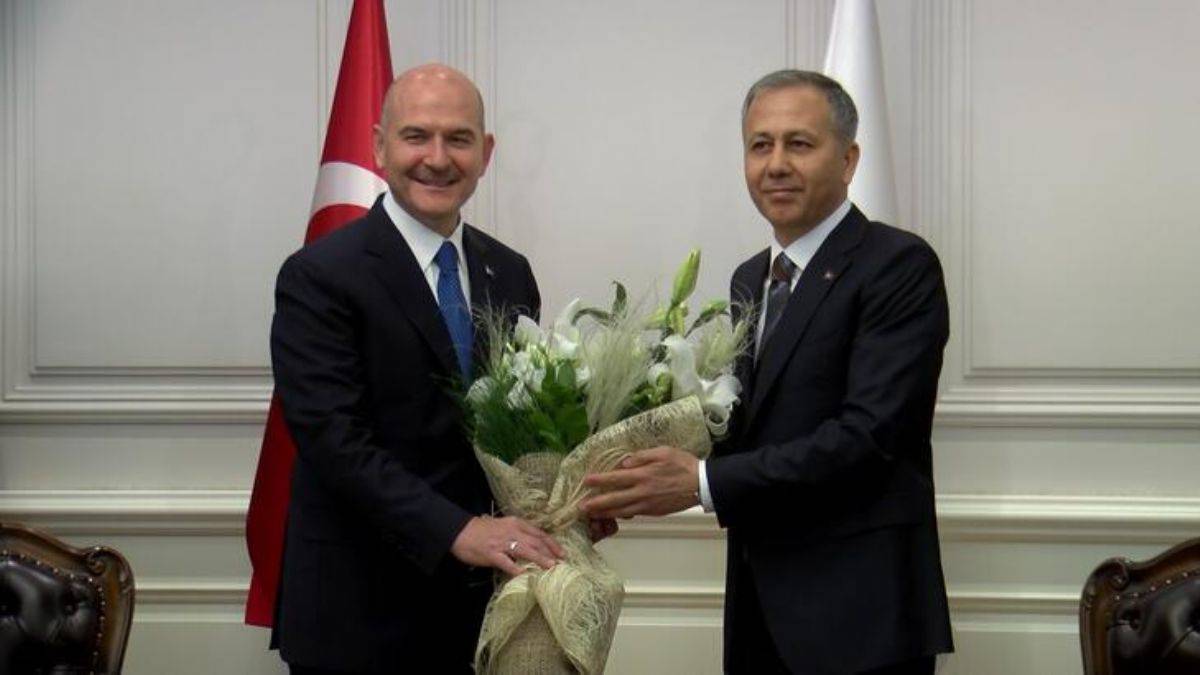İçişleri'nde görev teslimi; Soylu ve Yerlikaya'dan açıklama