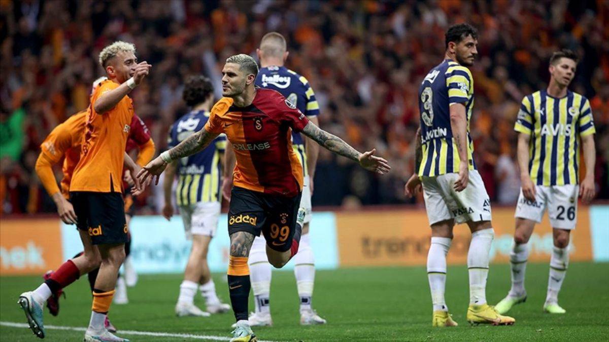 Şampiyon Galatasaray, Fenerbahçe'yi 3-0 yendi