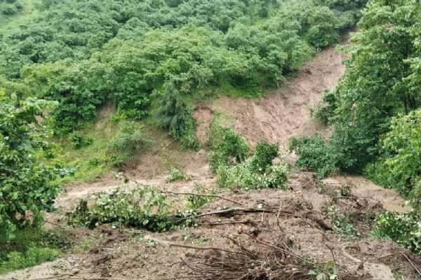 Ordu'da sağanak sebebiyle 94 noktada heyelan meydana geldi
