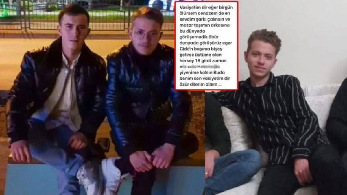 Ölü bulunan gençlerden birinin vasiyeti ortaya çıktı