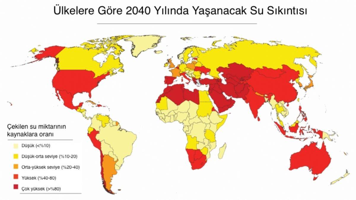 Türkiye listede; 33 ülke kuraklığa teslim olacak