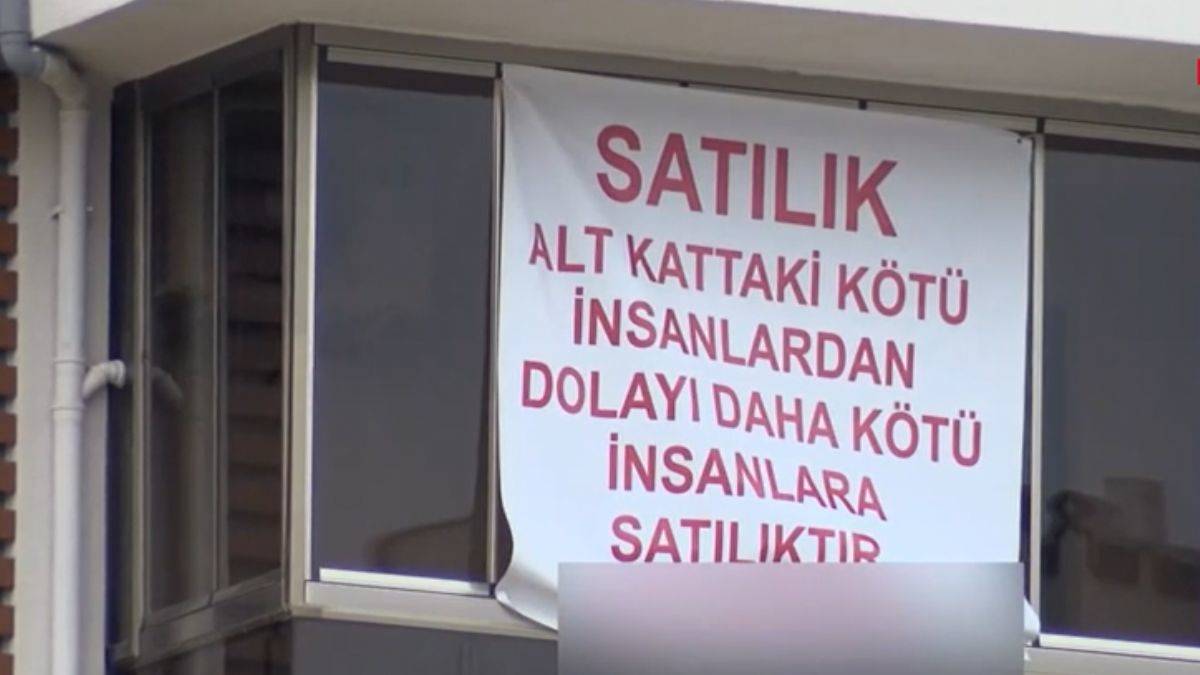 Dairesini böyle satışa çıkardı