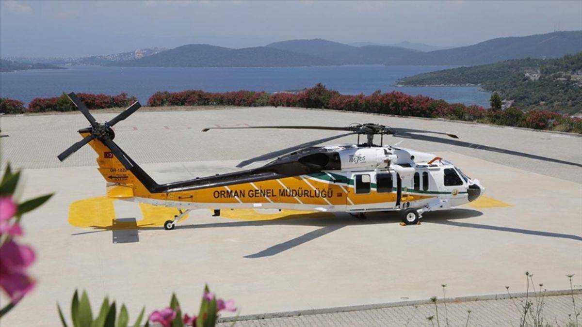 TUSAŞ üretimi yangın söndürme helikopteri 'NEFES' görev başında