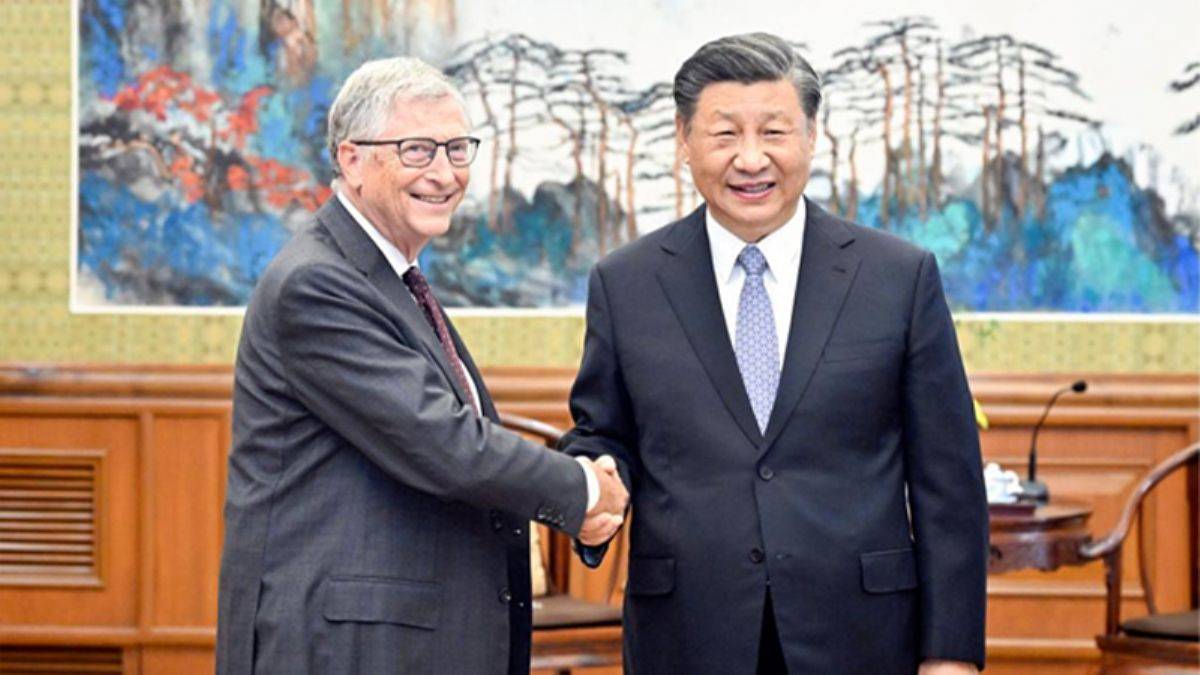 Çin'de en büyük ilgiyi Bill Gates'in görmesi dikkat çekti