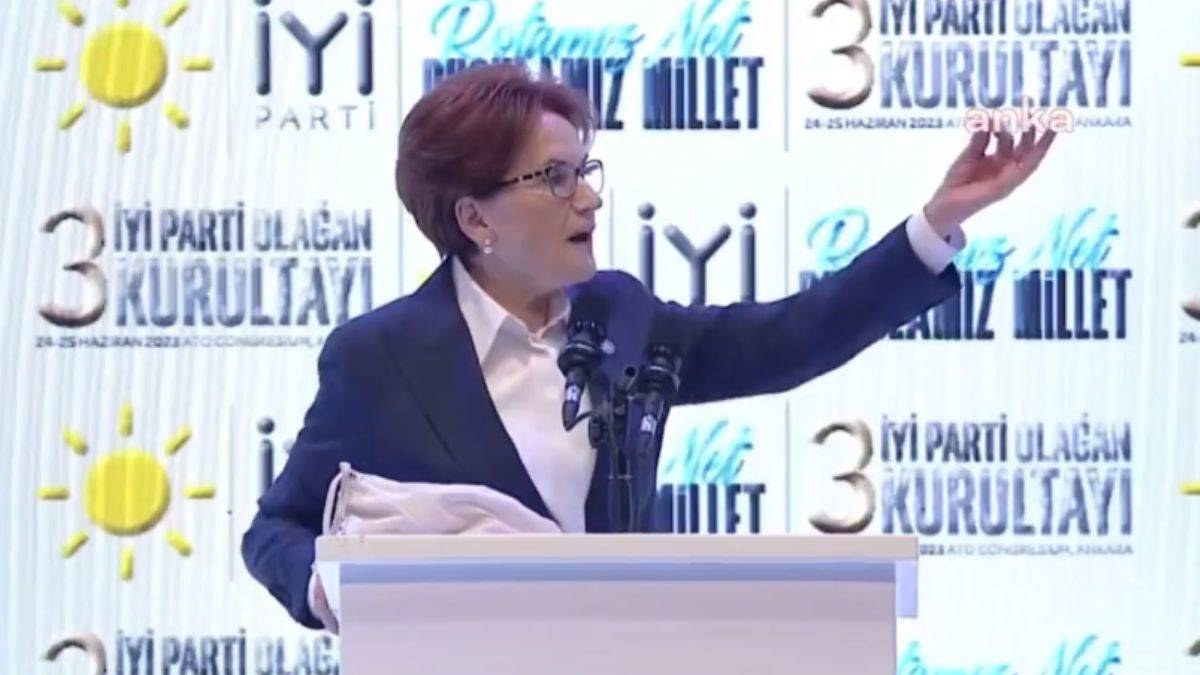 Akşener kongrede köprüleri attı