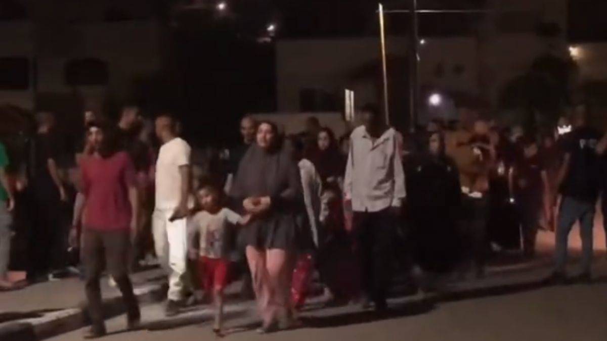 İsrail'in 8 Filistinliyi şehit ettiği saldırı sonrası evlerini terk ediyorlar