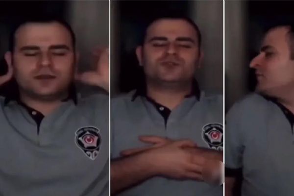 Namazla alay eden kişi adliyede