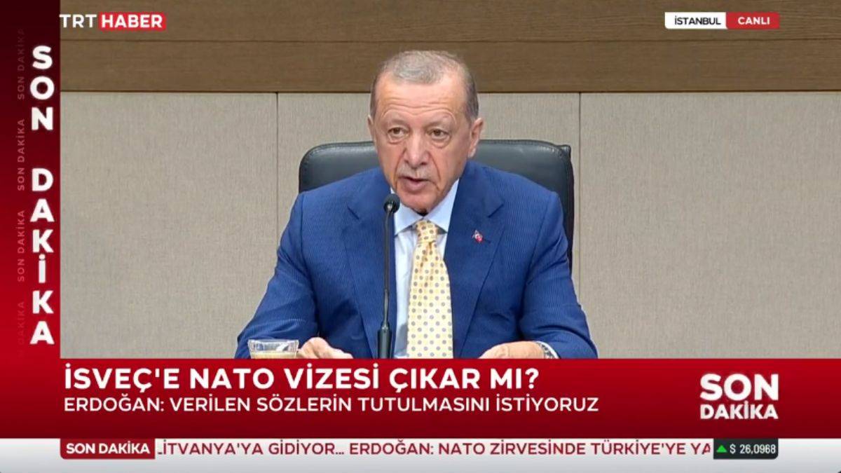 NATO zirvesi: Erdoğan'dan Batı'ya İsveç mesajı