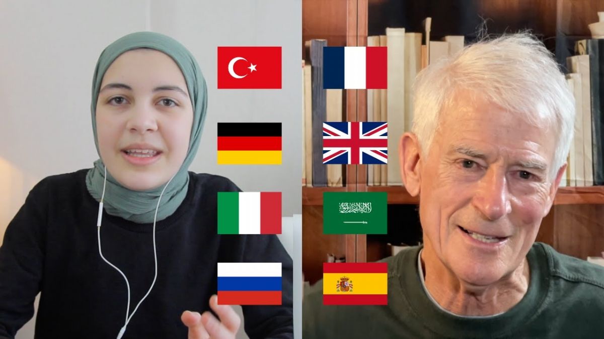 8 dilde röportaj verdi; 76 yaşında 20 dil konuşuyor