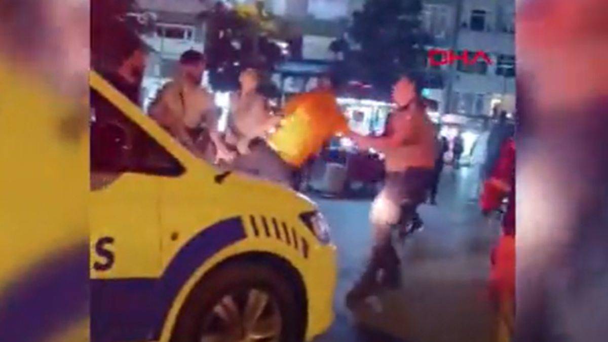 İstanbul'da sokak kavgaları: Birbirlerine girdiler
