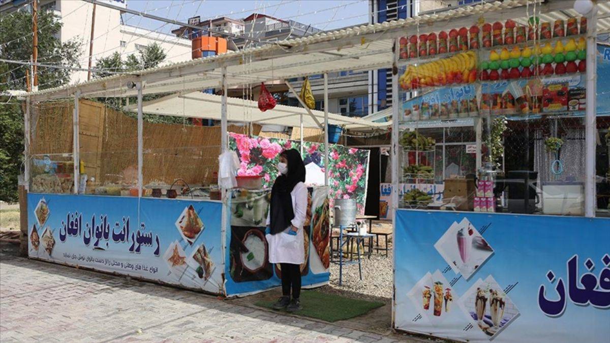 Afganistan'da kadınlara özel restoran
