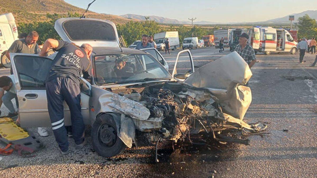 Malatya'da trafik kazası: 1 ölü, 6 yaralı