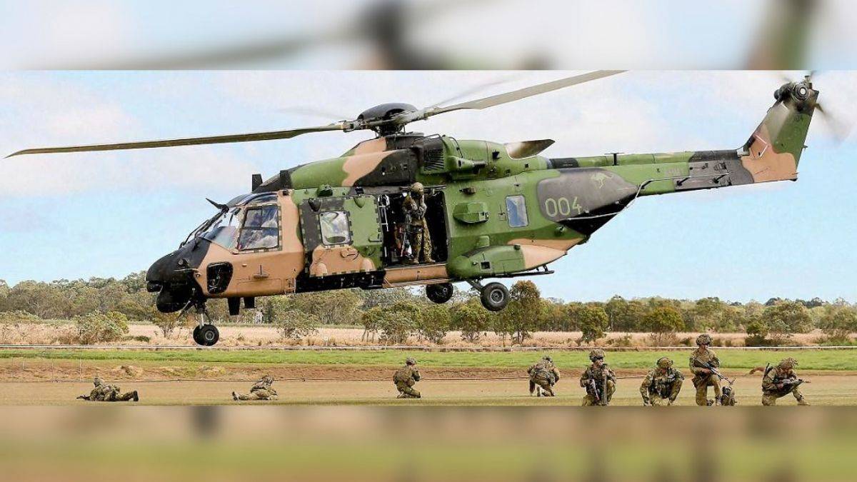 Helikopter düştü, tatbikat durduruldu