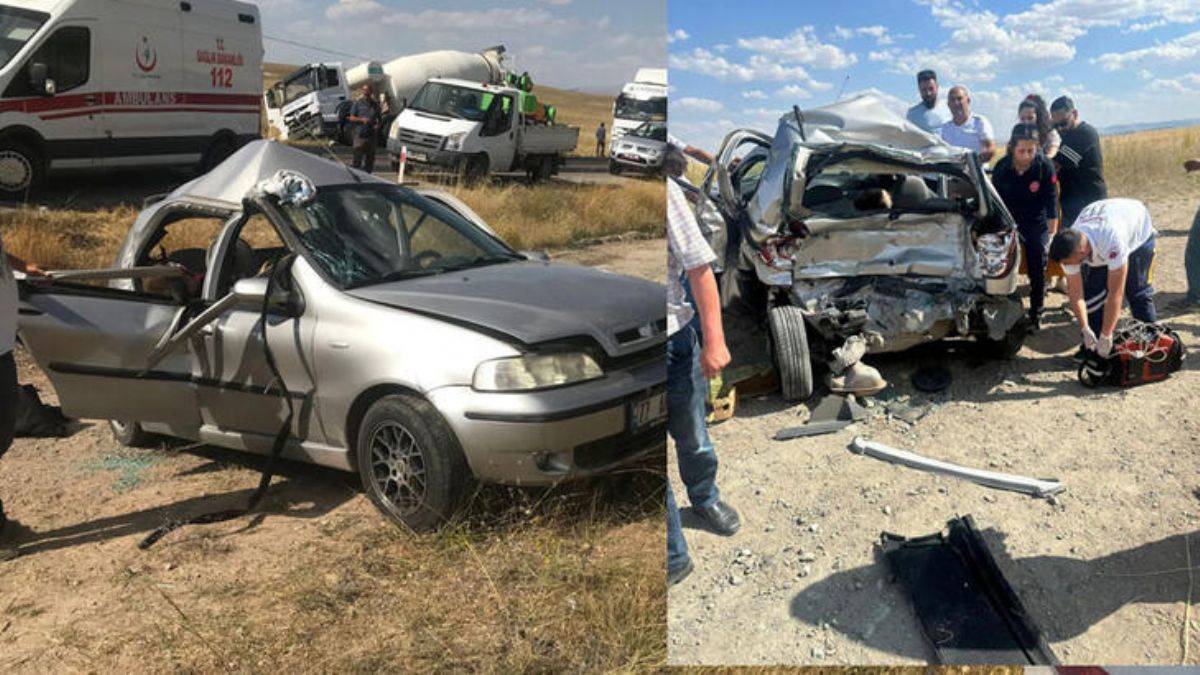 Beton mikseri çarptı: 2 ölü, 1 yaralı