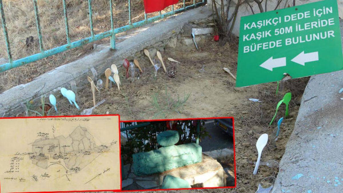 'Kaşıklı Dede Yatırı' Osmanlı mezarlığı çıktı