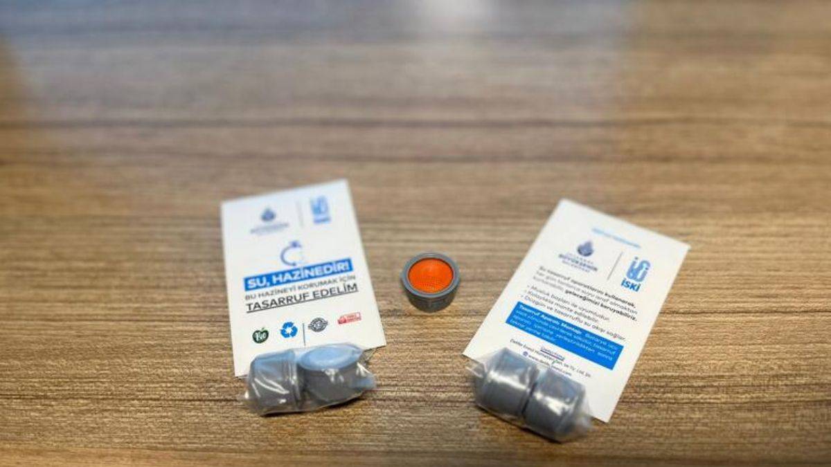 İstanbul'da su tasarrufu için 'perlatör' dağıtılacak
