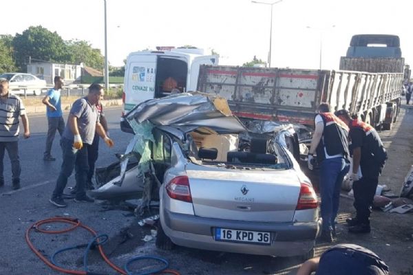 Bursa'da feci kaza: 4 ölü