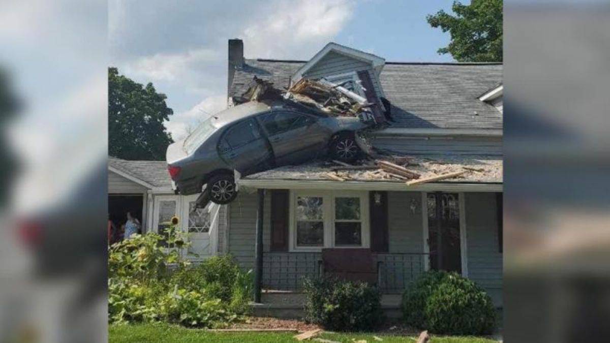 Evin ikinci katına aracıyla girdi; 'Kaza değil, kasıtlı'