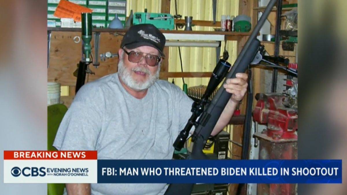 Biden'ı tehdit eden kişi öldürüldü