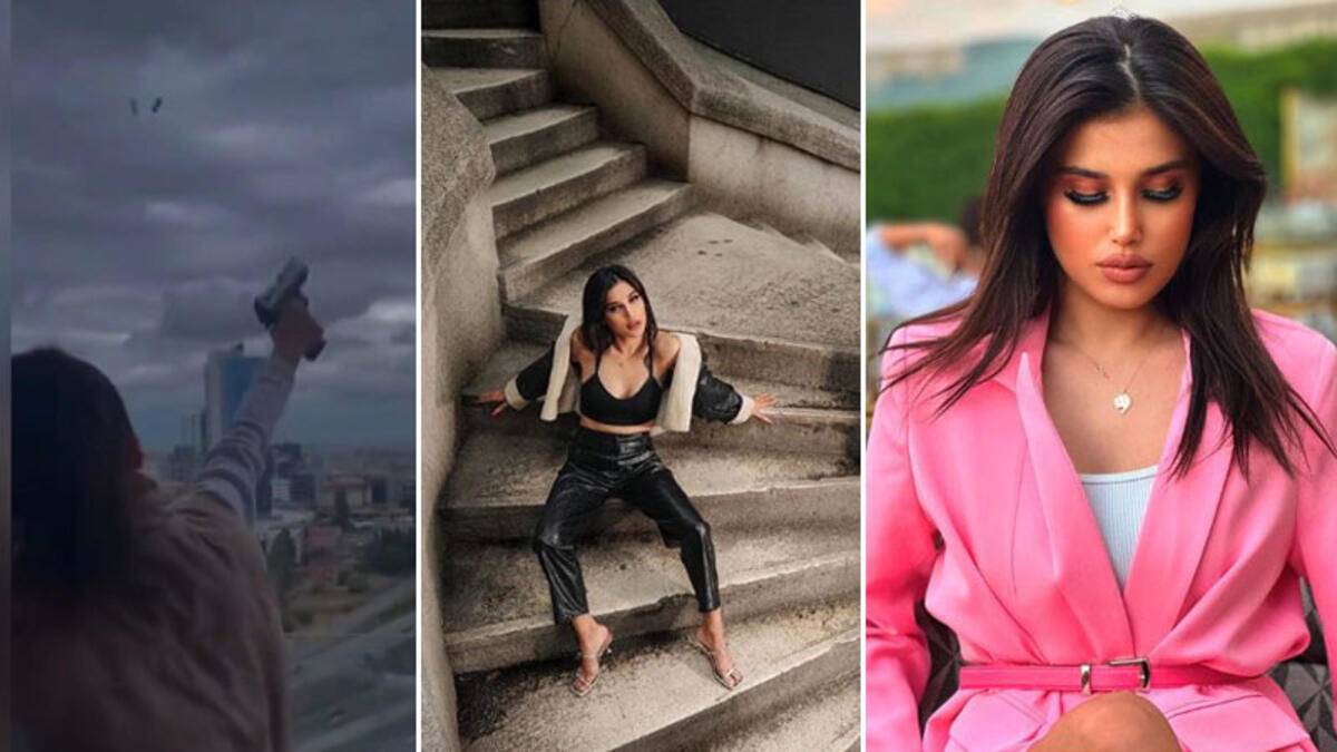 Rezidans balkonundan ateş açan model yakalandı