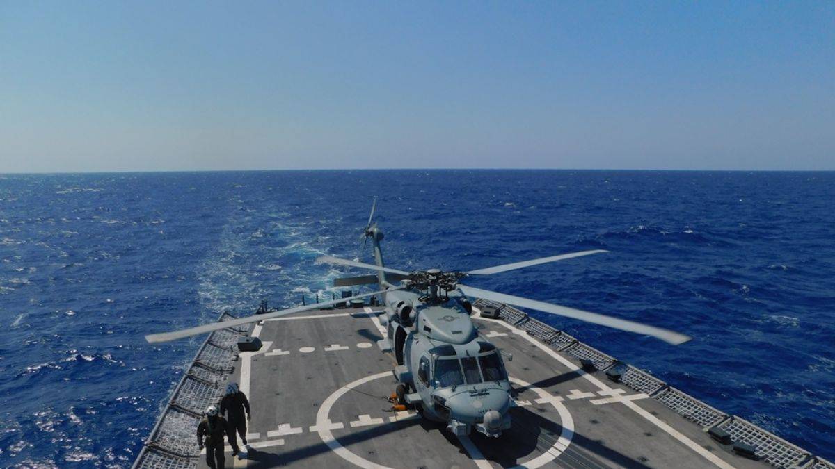 ABD'li albaydan TCG GÖKÇEADA'ya ziyaret