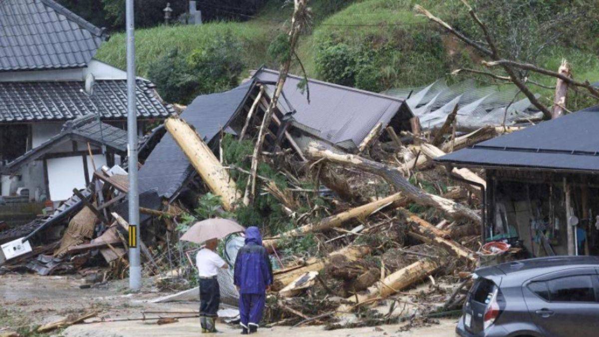 Japonya'yı Lan tayfunu vurdu
