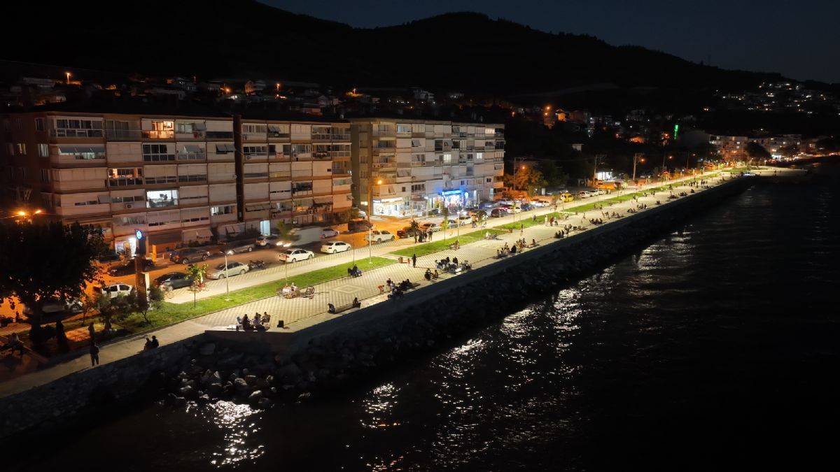 Kurşunlu sahilinde muhteşem dönüşüm