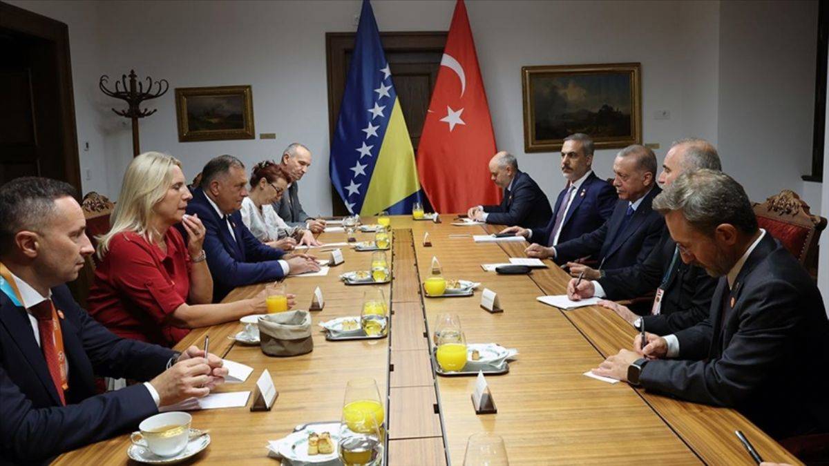 Erdoğan, Bosna Hersek ve Sırp temsilcilerini kabul etti
