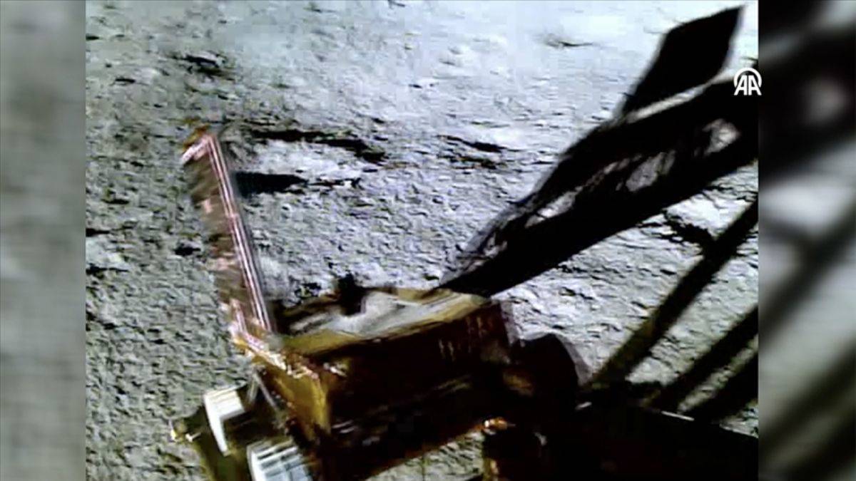 Hindistan, Ay'a iniş görüntülerini paylaştı