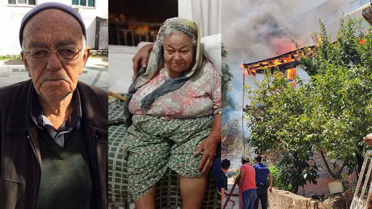 Yangından kurtarmak isterken eşiyle birlikte öldü