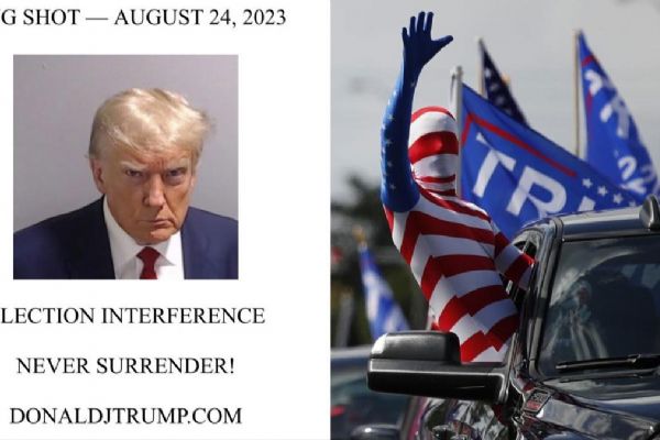 Sabıka fotoğrafı sonrası Trump'a para yağdı!