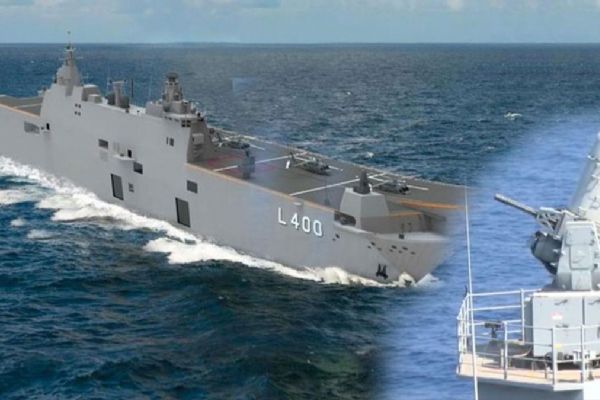 TCG Anadolu'nun Hava Savunma Sistemi ateş etti!