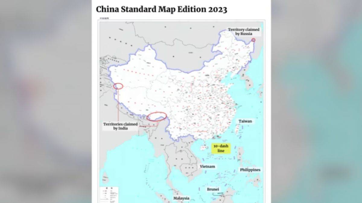Çin'in yeni haritasına 5 ülkeden tepki