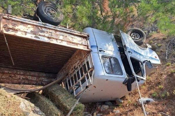 Gece uçuruma yuvarlanarak öldü, sabah fark edildi
