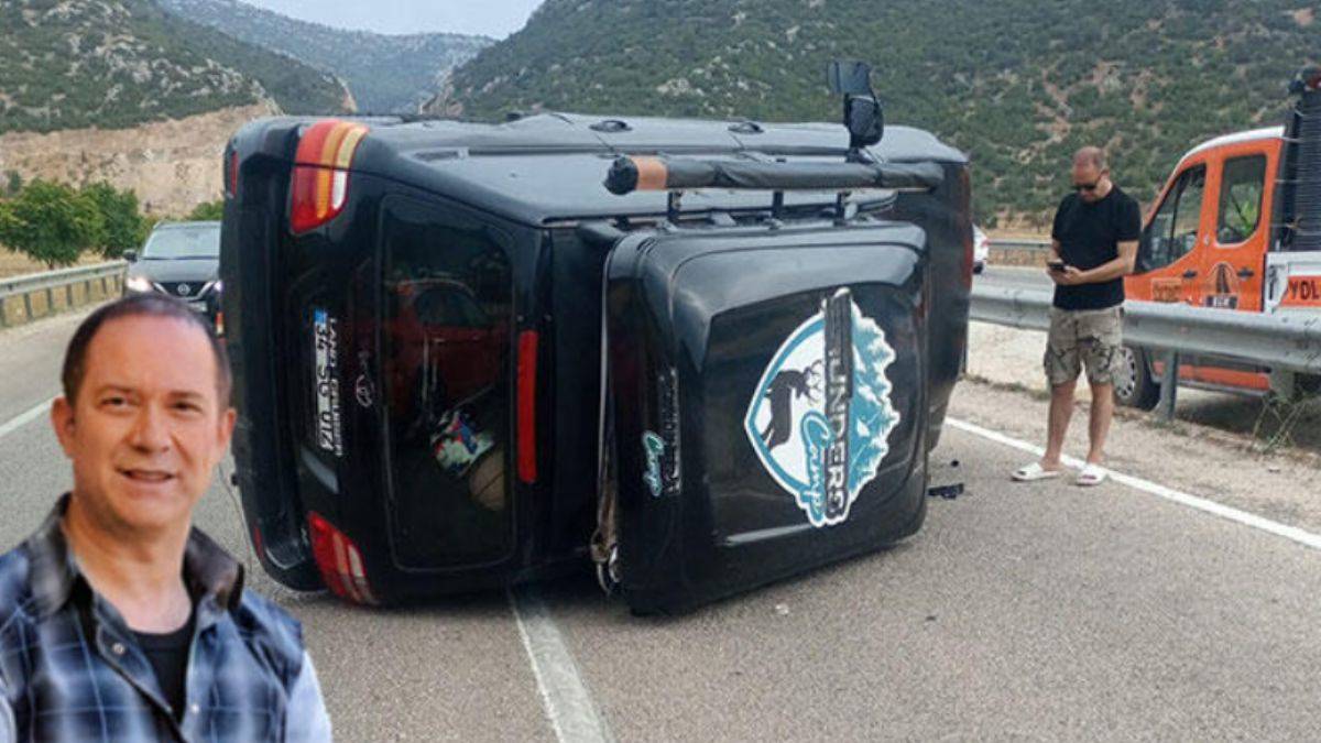 Sanatçı Sümer Ezgü trafik kazası geçirdi