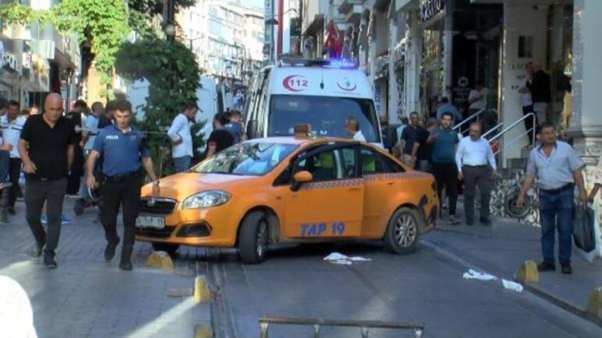 'Taksici tornavida tuttu, motosikletli silah çekti'