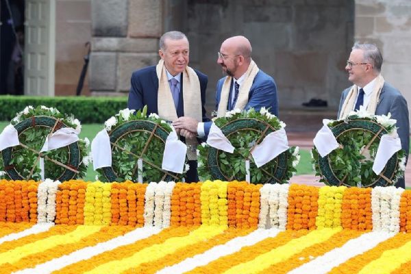 G20 Liderler Zirvesi'nde 2. gün... Cumhurbaşkanı Erdoğan'dan Hindistan'da yoğun diplomasi trafiği