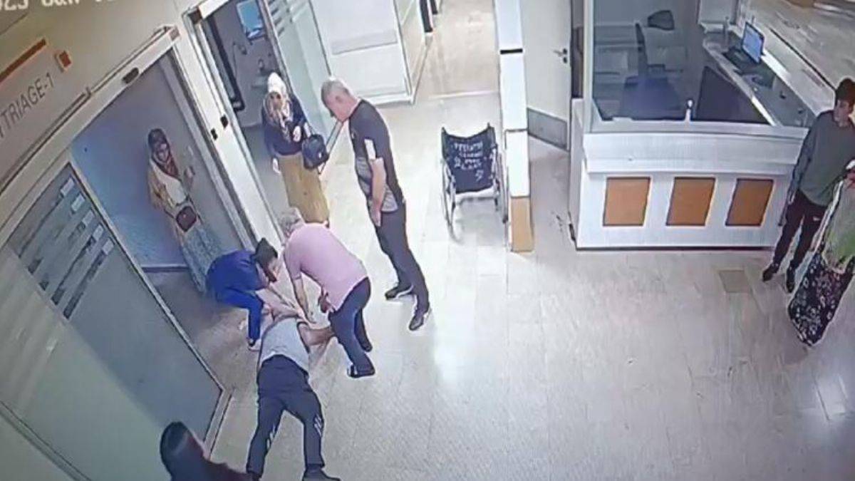 Güvenlik görevlisi kalp krizi geçirdi