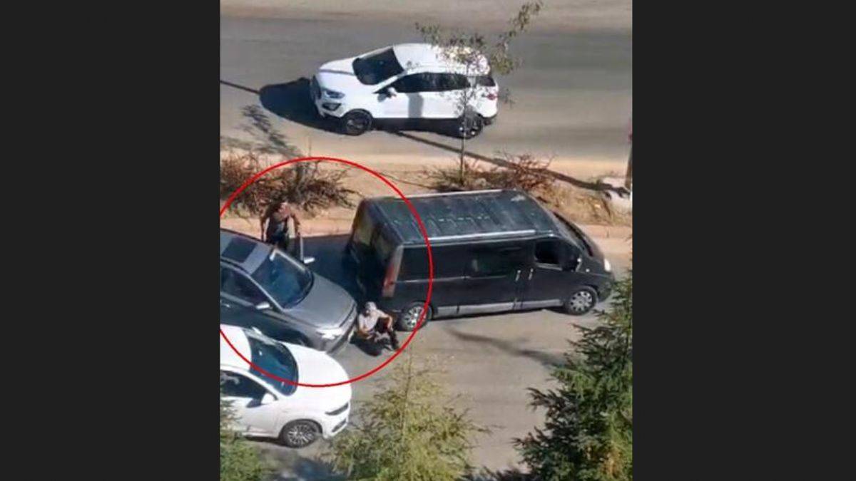 Tartıştığı sürücüyü aracıyla sürükledi