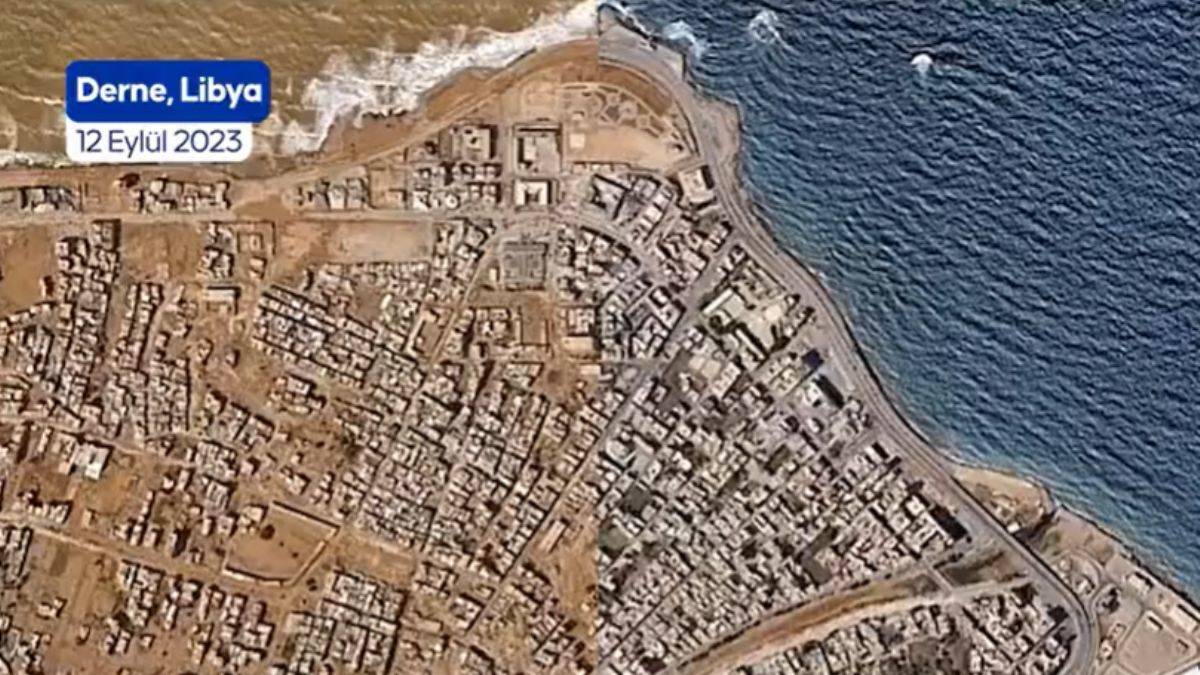 Libya'da selden önce ve sonra: Ölü sayısı 6 bini aştı