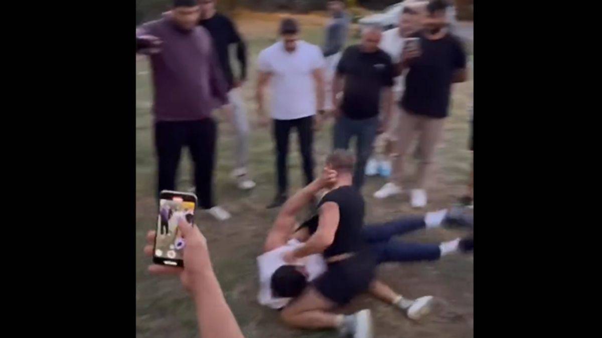 Meydan okuyan Savaş Cebeci, Kaan Kazgan'dan feci dayak yedi