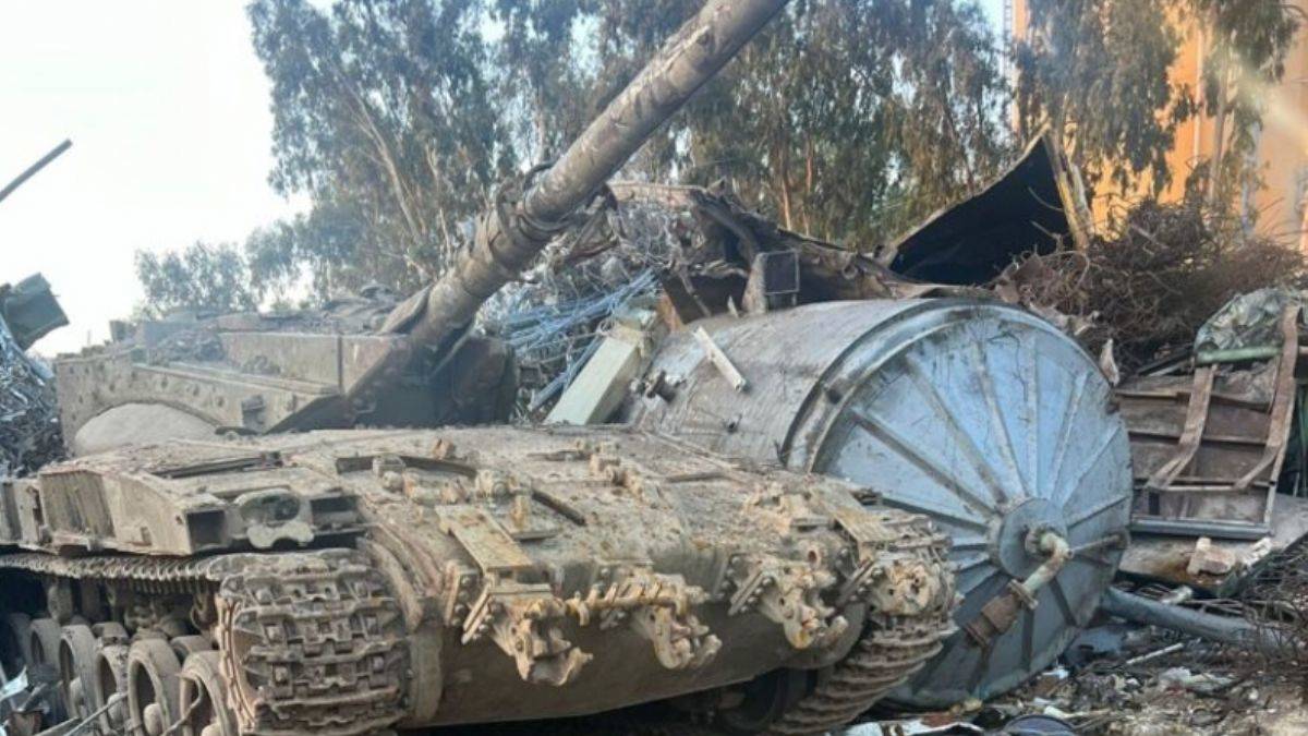 Askeri üsten çalınan tank hurdalıkta bulundu